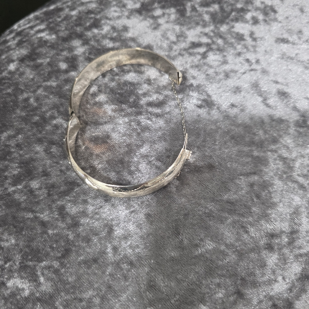 Minimalist Silver Infinity Bracelet - image 1